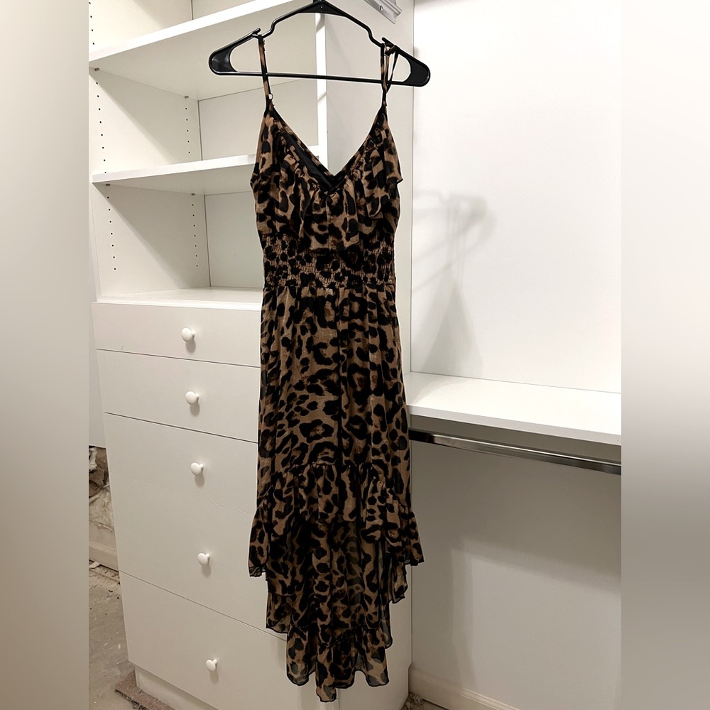 Lepard Print Dress